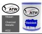 Preview: Nissan, Charcoal Metallic, KG2: 500ml Lackdose, von ATW Autoteile West.